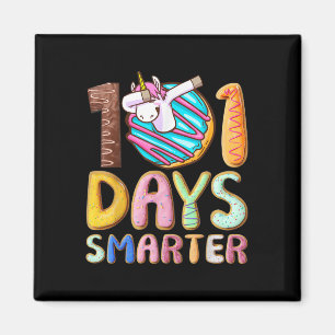 101 dagen slimmer 101e dag School Dabbing Eenhoorn Magneet