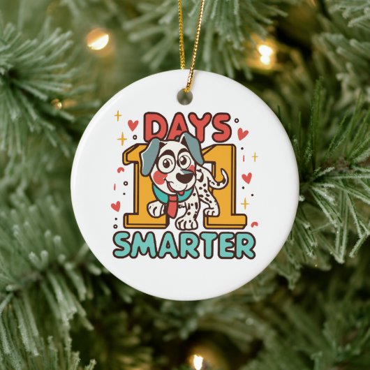 101 Dagen Slimmer Dalmatiër Hond Keramisch Ornament (Boom)