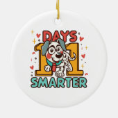 101 Dagen Slimmer Dalmatiër Hond Keramisch Ornament (Achterkant)