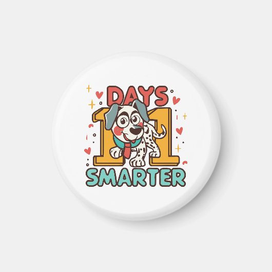 101 Dagen Slimmer Dalmatiër Hond Magneet (Voorkant)