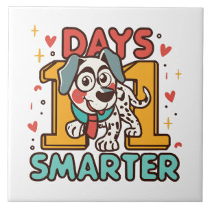101 Dagen Slimmer Dalmatische Hond Tegeltje
