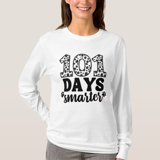 101 Dagen van de Dalmatische Dog Funny T-Shirt van (Voorkant)