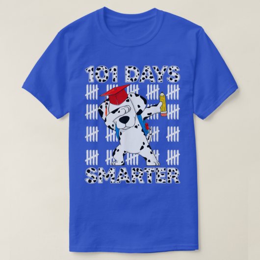 101 dagen van de Dalmatische Dog van de School 100 T-shirt (Design voorkant)