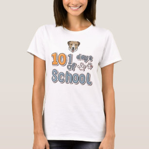 101 dagen van school Dalmatische hond T-shirt