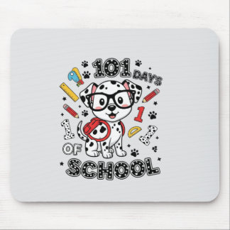 101 Days of School Cute Dog T-Shirt | Back to Scho Muismat