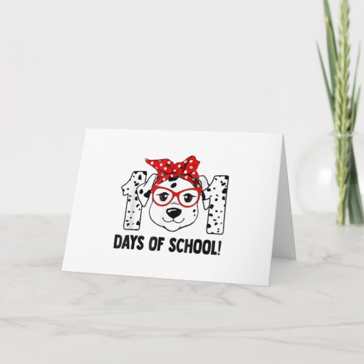 101 Days of School Dalmatian Dog Teachers Kids (Voorkant)