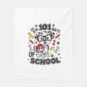 101 Days of School Dalmatian Puppy Fleece Deken (Voorkant)