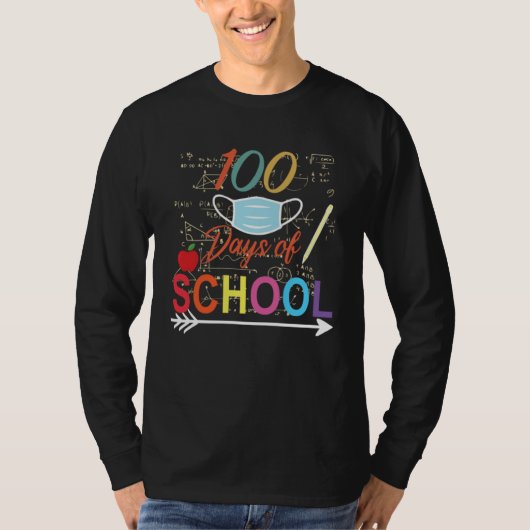 101 Days Of School Teachers Kids T-shirt (Voorkant)