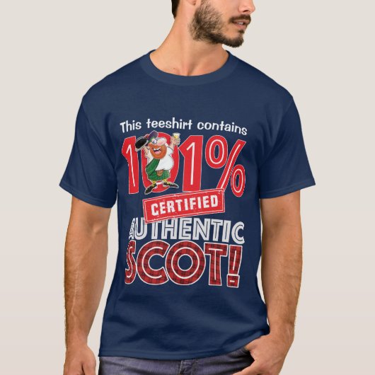 101% Echt Authentiek SCOT! T-shirt (Voorkant)