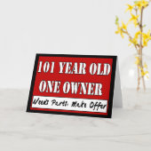 101 éénjarigen Één Eigenaar - de Delen van Kaart (Gele Bloem)