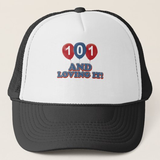 101 en liefhebbend trucker pet (Voorkant)