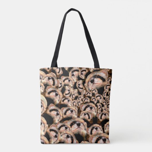 101 ferrets tote bag (Achterkant)