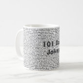 101 Papa grapt, grappige papa Koffiemok (Voorkant links)