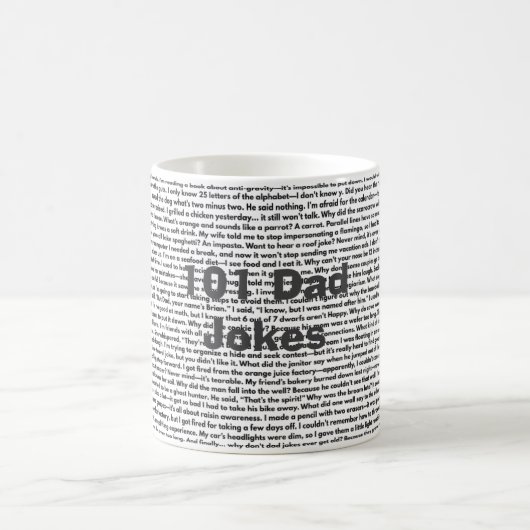 101 Papa grapt, grappige papa Koffiemok (Center)
