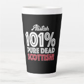 101% Pure Dead SCOTTISH! Latte Mok (Voorkant)