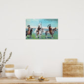 101 Ranch Uitzicht of Chief Goodboy and Braves Poster (Keuken)