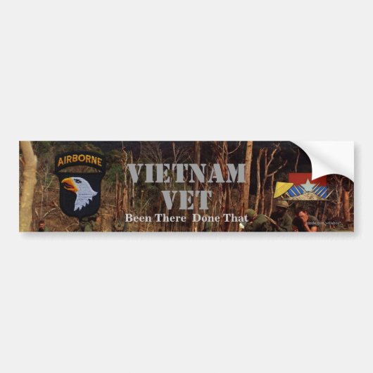 101e ABN-airborne division screaming eagles Bumpersticker (Voorkant)