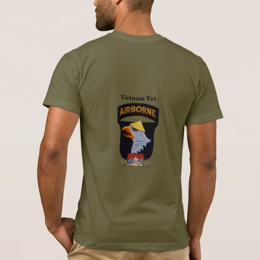 101e ABN Airborne Screaming Eagles Vietnam T-shirt (Achterkant)