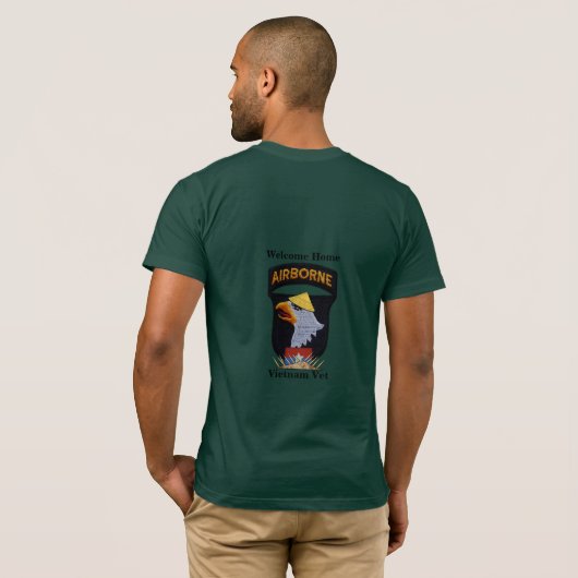 101e ABN Airborne Screaming Eagles Vietnam T-shirt (Achterkant volledig)