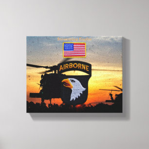 101e ABN-boordeapparatuur voor veteranen Canvas Afdruk
