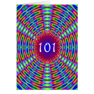 101e Abstracte Trippy-cirkels van de geboorte