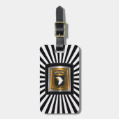 101e afdeling Luchtvaart, "Schroefmachines" Bagagelabel (Voorkant verticaal)