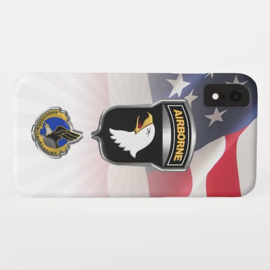 101e afdeling Luchtvaart, "Schroefmachines" Case-Mate iPhone Case (Achterkant (horizontaal))