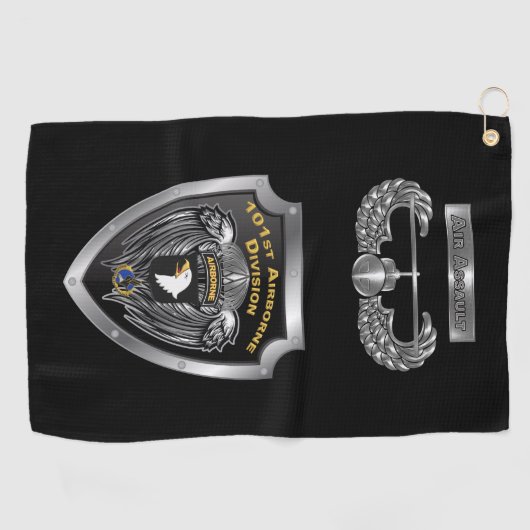 101e afdeling Luchtvaart, "Schroefmachines" Golfhanddoek (Horizontaal)