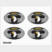 101e afdeling Luchtvaart, "Schroefmachines" Ovale Sticker (Vel)