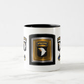 101e afdeling Luchtvaart, "Schroefmachines" Tweekleurige Koffiemok (Center)