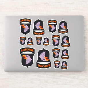 101e afdeling Screaming Eagles Contour S Sticker
