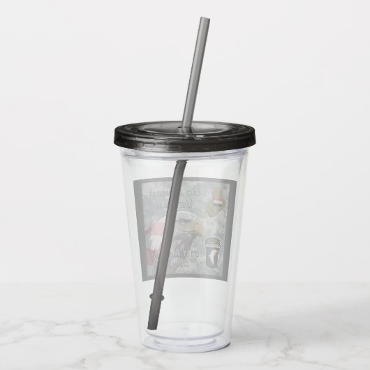 101e Airborne Div Irak Combat Veteran Acryl Drinkbeker
