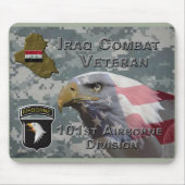 101e Airborne Div Irak Combat Veteran Muismat (Voorkant)