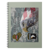 101e Airborne Div Irak Combat Veteran Notitieboek (Voorkant)