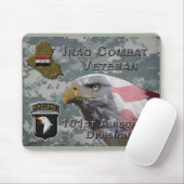 101e Airborne Div Irak Veteraan Muismat (Met muis)