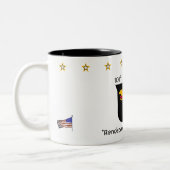 101e Airborne Div. Tweekleurige Koffiemok (Links)