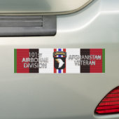 101e Airborne Divisie Afghanistan Veteraan Bumpersticker (Op auto)