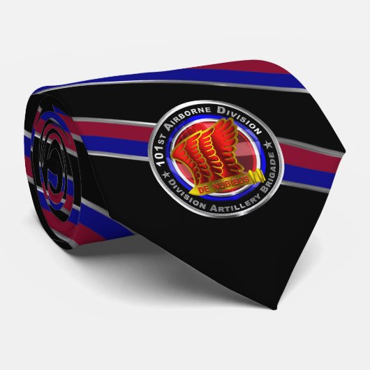 101e Airborne Divisie Artillerie Brigade Stropdas (Opgerold)