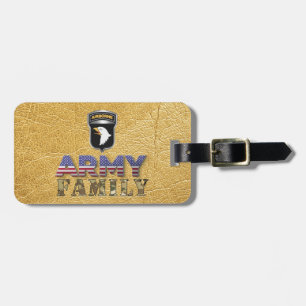 101e Airborne Divisie Familie Bagagelabel