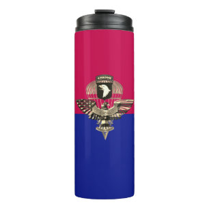 101e Airborne Divisie Golden Eagle Veteraan Thermosbeker