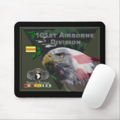 101e Airborne Divisie Vietnam Veteraan Muismat (Met muis)
