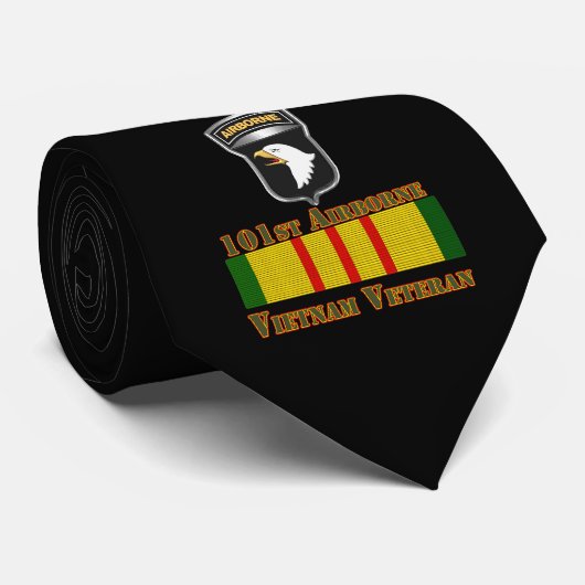 101e Airborne Divisie Vietnam Veteraan Stropdas (Opgerold)