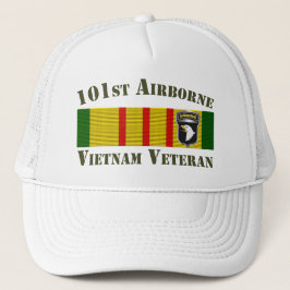 101e Airborne Divisie Vietnam Veteraan Trucker Pet
