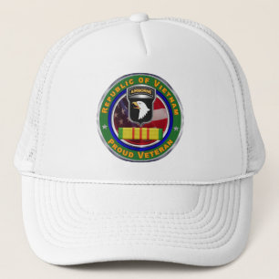 101e Airborne Divisie Vietnam Veteraan Trucker Pet