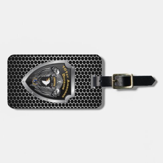 101e Airborne Division Air Assault Bagagelabel (Voorkant horizontaal)