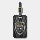 101e Airborne Division Air Assault Bagagelabel (Voorkant verticaal)