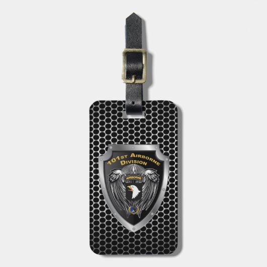 101e Airborne Division Air Assault Bagagelabel (Voorkant verticaal)