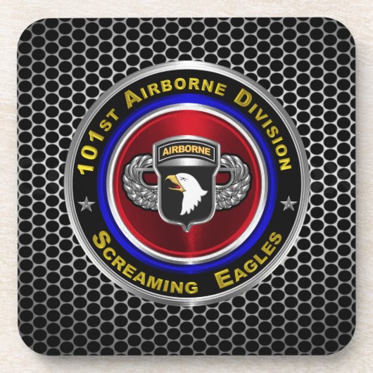 101e Airborne Division Air Assault Bier Onderzetter (Voorkant)