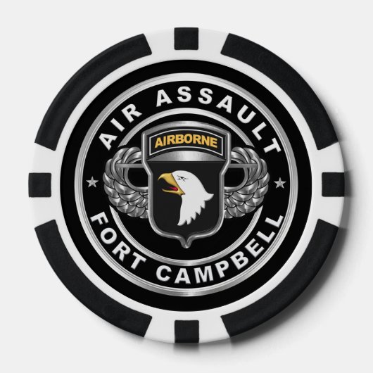 101e Airborne Division Air Assault Poker Chips (Voorkant)