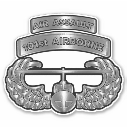 101e Airborne Division Air Assault Sticker (Voorkant)